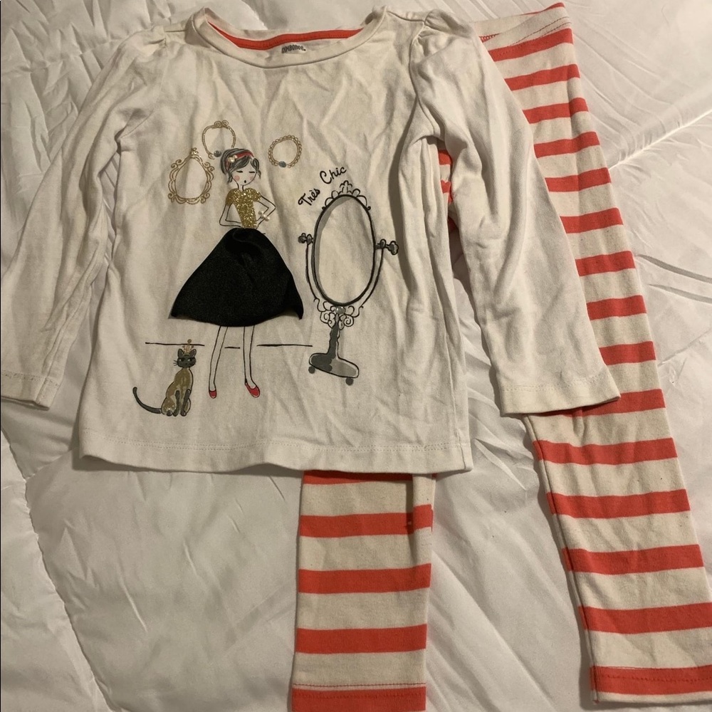 Gymboree Purrfectfly Fabulous outfit set size 4